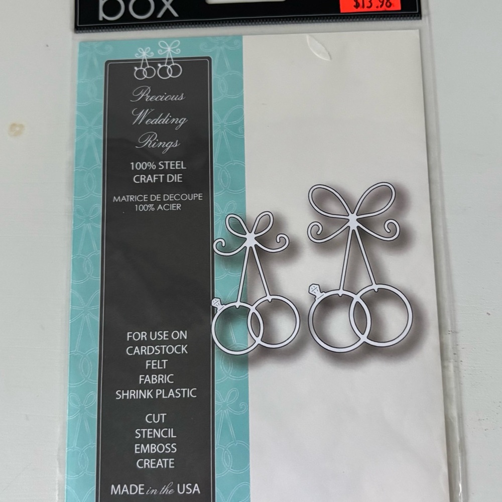 Memory Box Heart and Ring Die Set - Picture 3 of 4